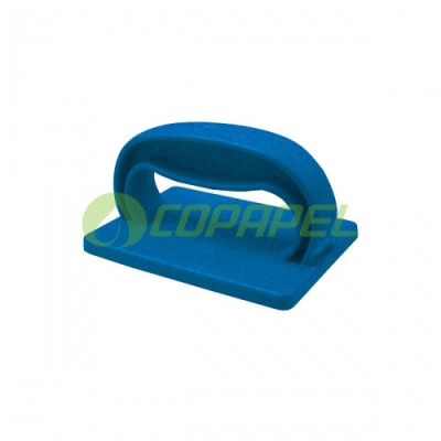 Suporte manual plástico Azul p/ fibraço Bralimpia ref. MVSM302