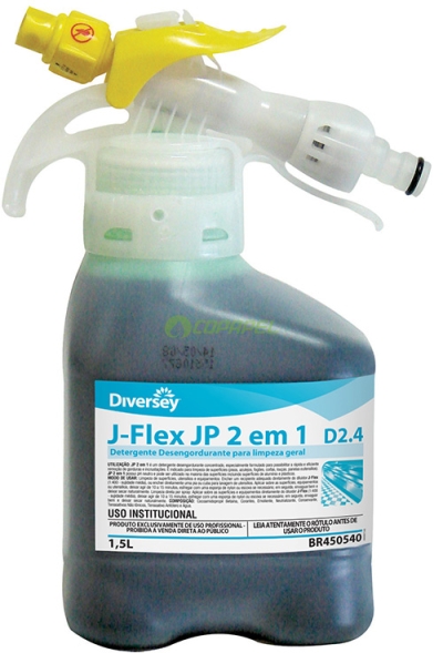 X Cozinha J-Flex JP 2 em 1 Detergente Desengordurante 1:400 p/ uso geral 1,5L