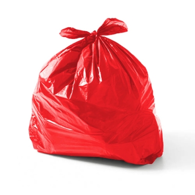 Saco p/ lixo 200L Vermelho Super Reforçado Almofada Fundo Sanfonado 50pçs 100x130cm Versatta