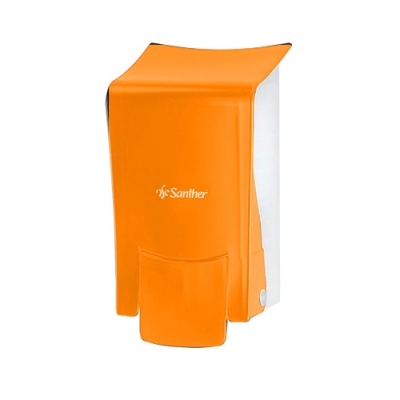 Dispenser Plástico Laranja p/ refil sabonete ref.DSL30 Santher