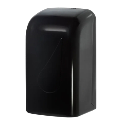 Dispenser Plástico Preto p/ Papel Higiênico Interfolhas Black LDHI500BB