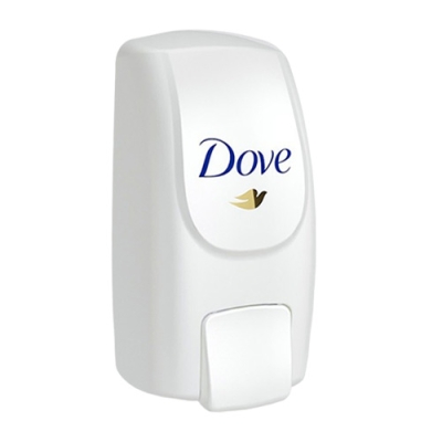 Dispenser Plástico Branco p/ Sabonete com reservatório 1L Century Dove