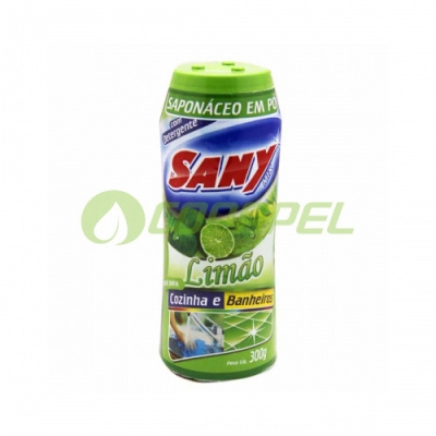 Limpeza Geral Sany Saponáceo Limão/Lavanda Sapólio em Pó p/ superfícies 300GR