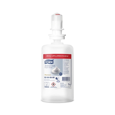 Refil Sabonete Antimicrobial Espuma p/ mãos s/ fragrância Bladder 1L Tork 800