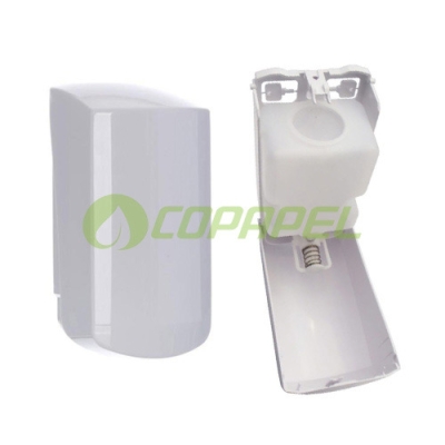 Dispenser Plástico Branco p/ Sabonete Líquido c/ Reservatório 800ml Mazzo LMSR800