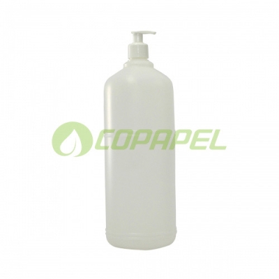 Frasco Bombona Plástico Translúcido p/ Sabonete Líquido 2L c/Pump
