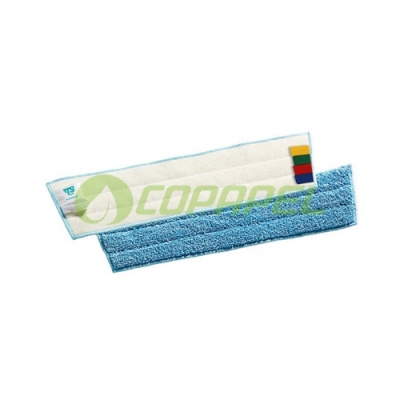 Refil Velcro Azul microfibra - microblue p/ lavagem e desinfecção de ambientes 30cm TTS ref. 729