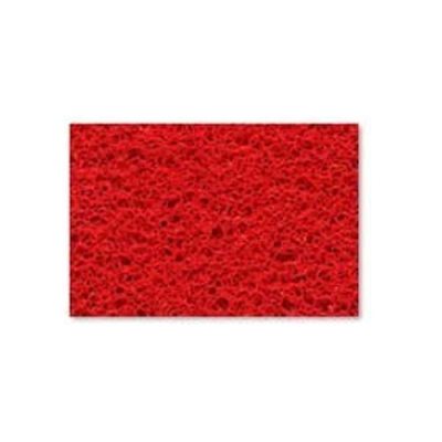 Tapete de vinil vermelho largura fixa 120cm p/ sujeira sólida e baixo tráfego Practik