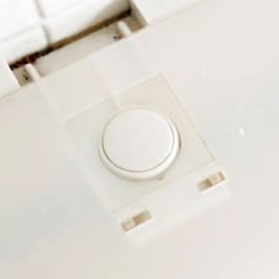 Botão Da Fechadura Plástico Branco p/ Dispenser Papel Toalha Lunes