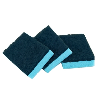 * Esponja dupla face azul Antiaderente p/ limpeza geral 11cm x 7,5cm Scotch Brite - ref.HB004680649