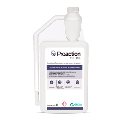 X Hospitalar Proaction Oxi Ultra Detergente Desinfetante p/ uso geral 1L Auto-Dosador