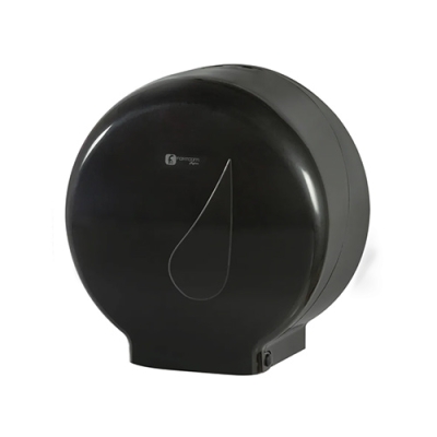 Dispenser Plástico Preto p/ Papel Higiênico Rolo 400M Black LDPR500BB