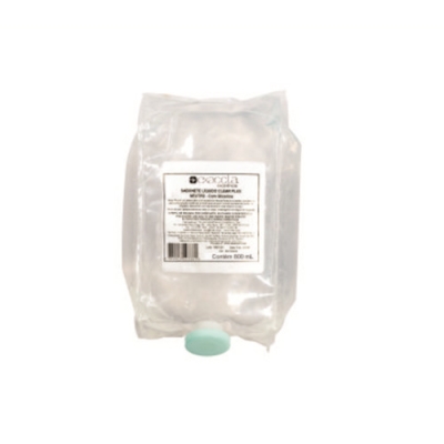 Refil Sabonete Líquido p/ mãos Neutro c/ Glicerina Bag 800ml Clean Plus Trilha ref.T-P800CNP