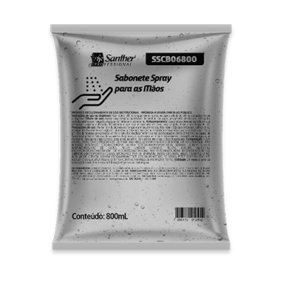 Refil Sabonete Spray p/ mãos Floriental Bag 800ml SSCB06800