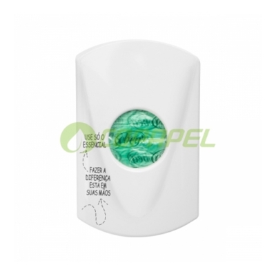 Dispenser Plástico Branco p/ Saco Absorvente Essenz EEDLB206