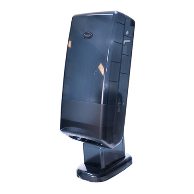 Dispenser Torre Plástico Preto p/ Guardanapo Lanche 46x16x23cm Lunes ref.44000B-AL