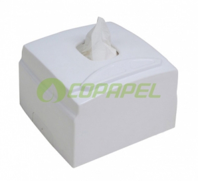 Dispenser Plástico Branco p/ Guardanapo 8,8x12,6x13,8cm