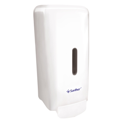 Dispenser Plástico Branco p/ Sabonete Espuma Titanium DSD08