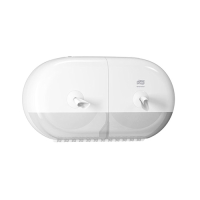 Dispenser Plástico Branco p/ Papel Higiênico Interfolhas Smartone Duplo T9 682000
