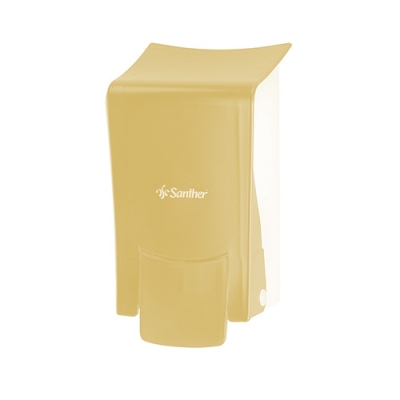 Dispenser Plástico Ouro p/ papel higiênico interfolhas ref.DHI90 Santher
