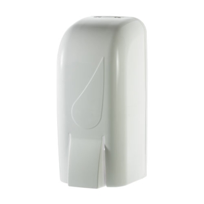 Dispenser Plástico Branco p/ Sabonete Líquido/Gel c/ Reservatório White 850ml LDS850