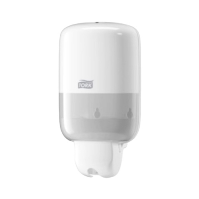 Dispenser Plástico Branco p/ Higienizador Líquido Mini Tork S2 561000